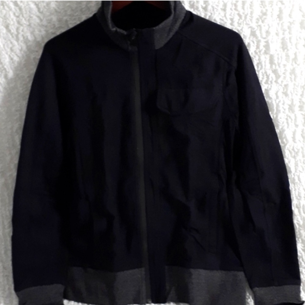 Lululemon Athletica Men Full Zipped Sweater Jacket Medium Black